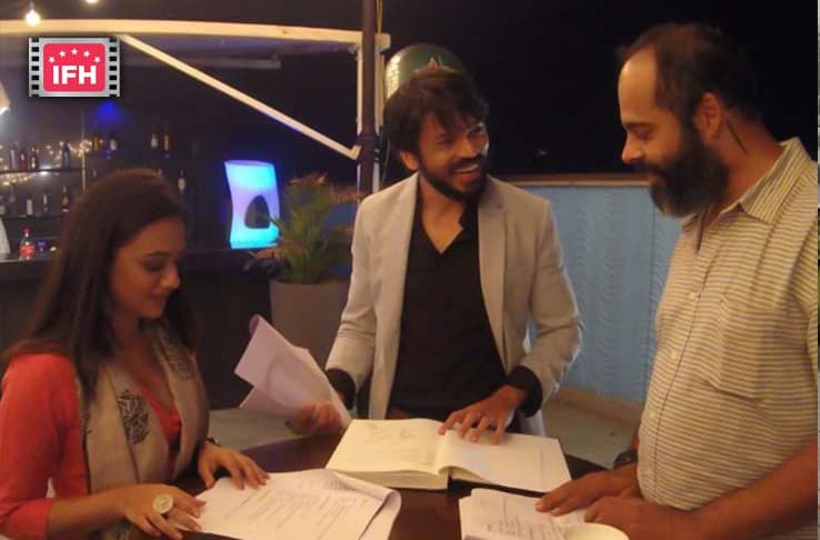 Spruha Joshi Shares Some Interesting BTS Pictures From The Sets Of Lalit Prabhakar Starrer Medium Spicy