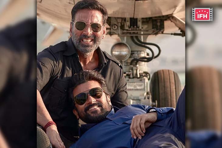 Suriya Gets Nostalgic As He Shares BTS Picture With Akshay Kumar On Set Of ‘Soorarai Pottru’ Hindi Remake