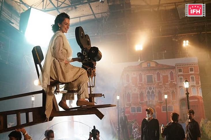 Kangana Ranaut Has A Working Sunday As She Shares BTS Pictures From Her Directorial ‘Emergency’
