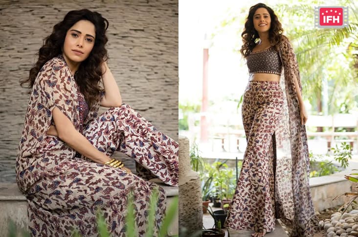 Nushrratt Bharuccha Blends With Nature In Printed Co-Ords, In Her Latest Pictures
