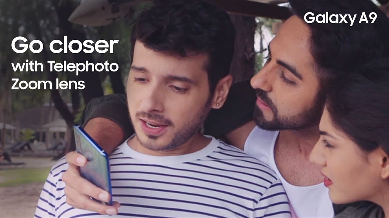 Samsung Galaxy A9 With Telephoto Zoom Lens Tvc