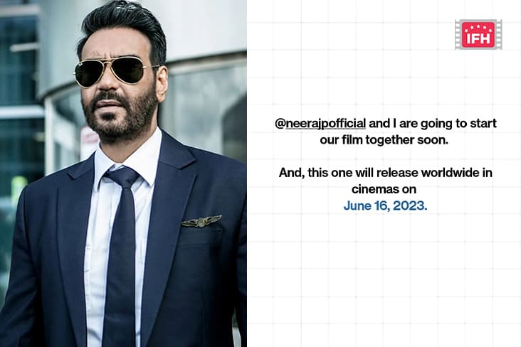 Ajay Devgn Announces New Project With Neeraj Pandey, To Be Released Next Year