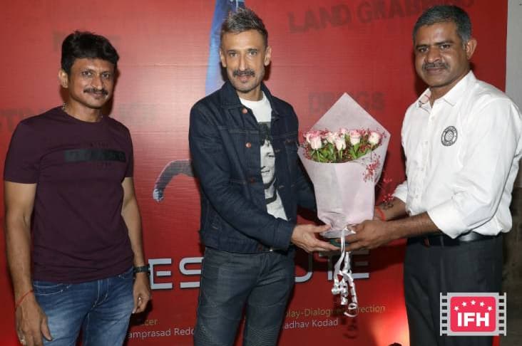 Poster And Teaser Launch Of Film Prestitute Attended By Dheeraj Kumar, Manoj Joshi And Sasha Chettri