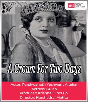 A Crown For Two Days (1926) poster