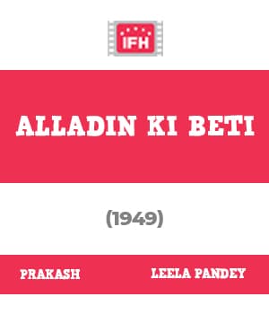 Alladin Ki Beti (1949) poster