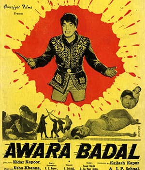 Awara Badal (1964) poster