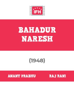 Bahadur Naresh (1948) poster