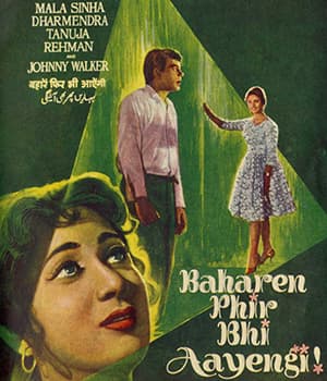 Baharen Phir Bhi Ayengi (1966) poster