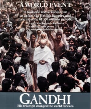 Gandhi (1982) poster