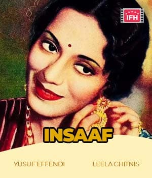 Insaaf (1937) poster
