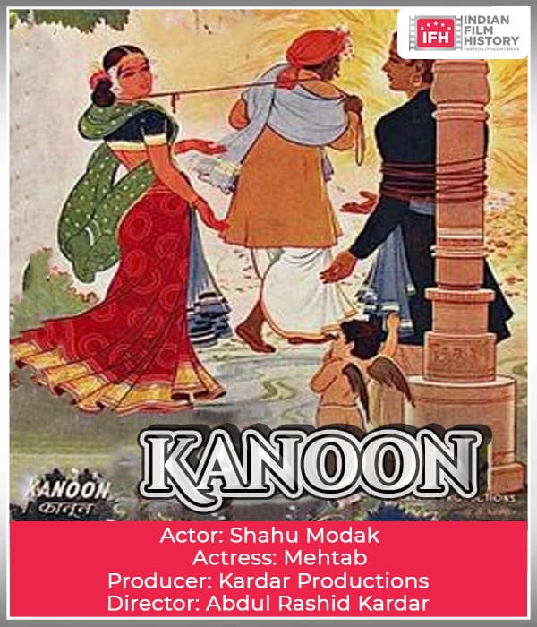 Kanoon (1943) movie poster