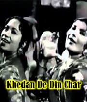 Khedan De Din Char (1962) poster