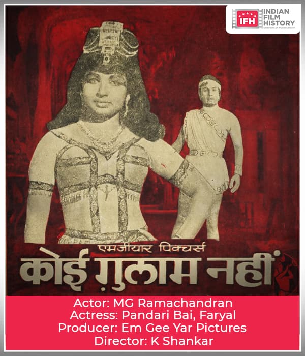 Koi Ghulam Nahin (1970) poster
