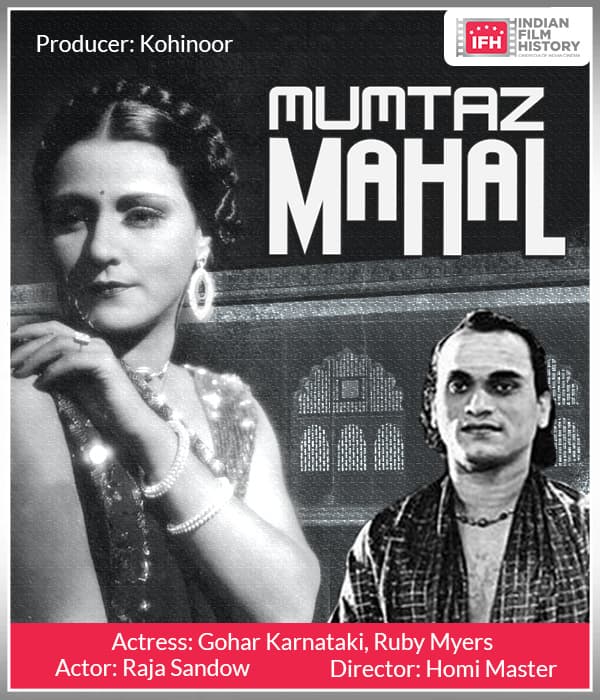 Mumtaz Mahal (1926) movie poster