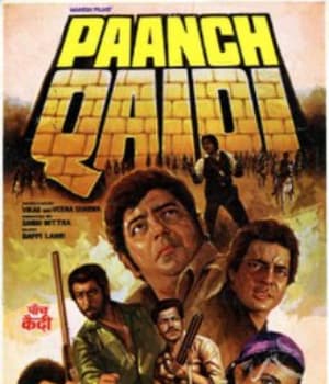 Paanch Qaidi (1981) poster