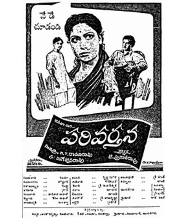 Parivartana (1954) poster