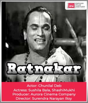 Ratnakar (1921) poster