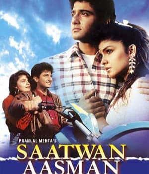 Saatwan Aasman (1992) poster