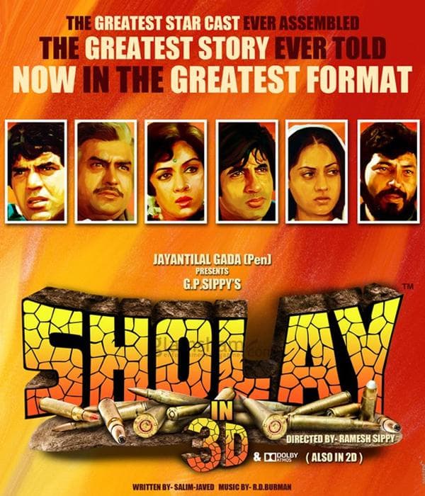Sholay 3D (2014) poster