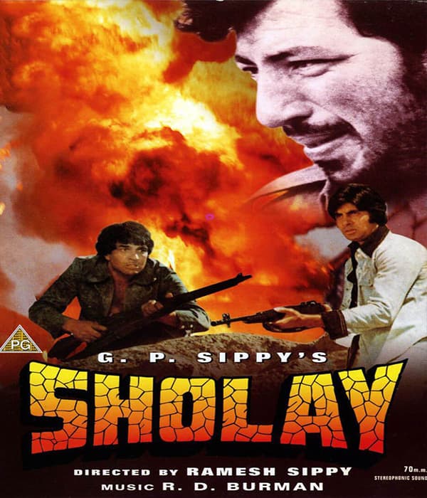 Sholay (1975) poster