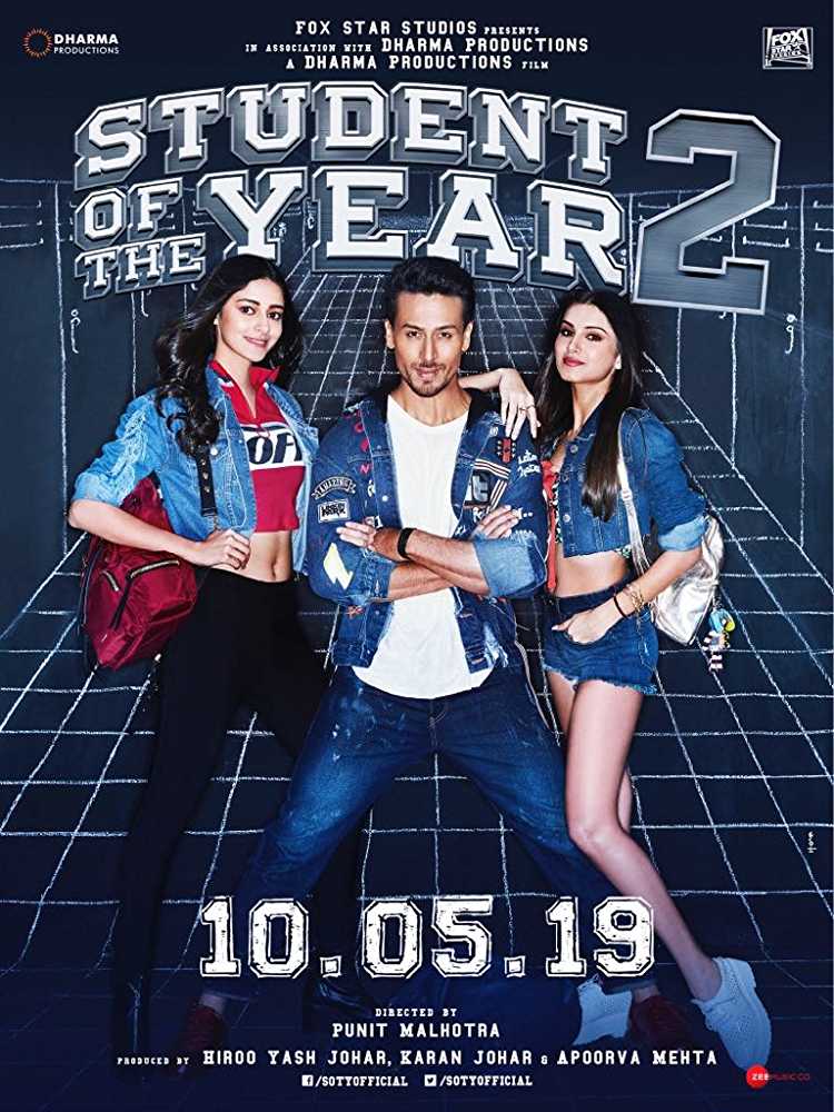 Student Of The Year 2 (2019) poster