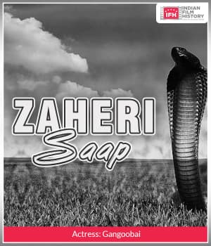 Zaheri Saap (1929) poster