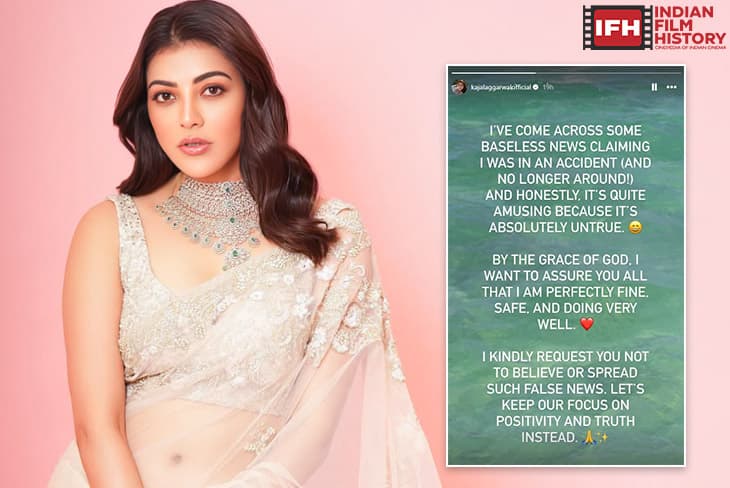 Actress Kajal Aggarwal Debunks Death Rumours