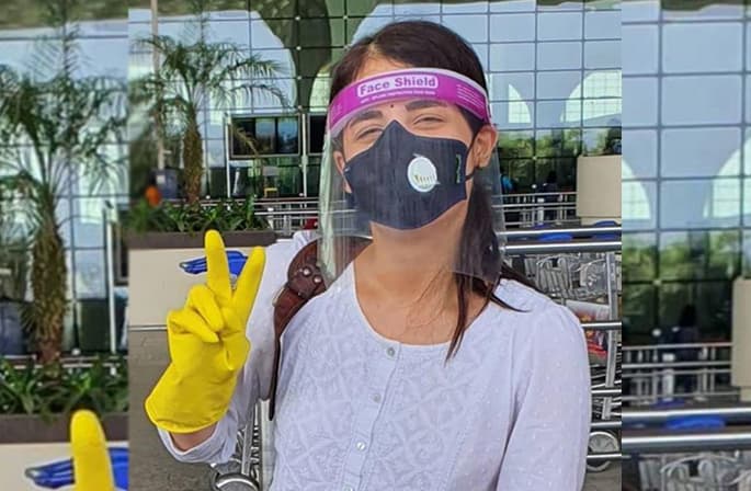 Actress Radhika Madan flew to Delhi to be with her family amid lockdown