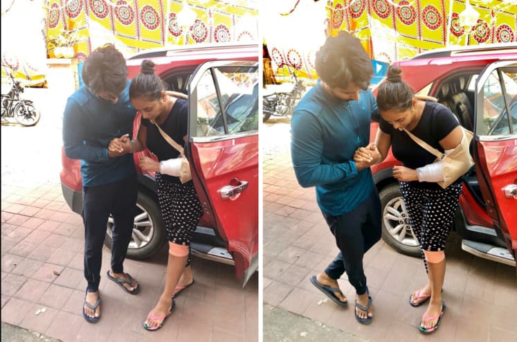 Actress Rani Chatterjee’s car meets with an accident