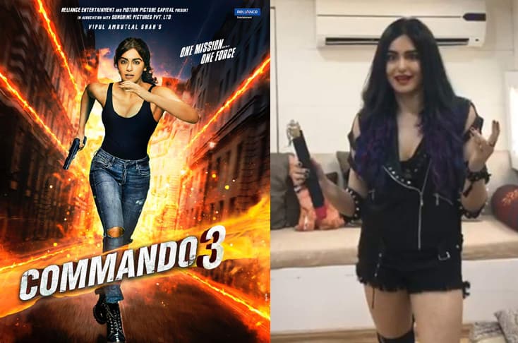 Adah Sharma trains in Nunchaku fight for Commando 3