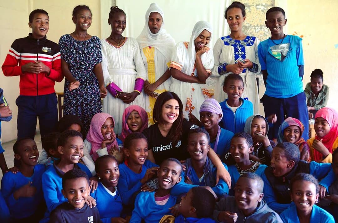 After Cannes Its Ethiopia For Priyanka Chopra