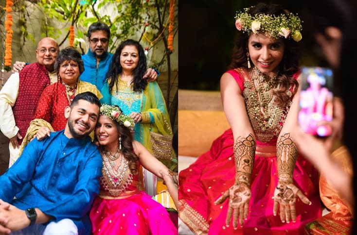 Aishwarya Majmudar shares glimpses of her mehendi ceremony