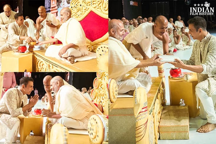 Akshay Kumar Honored To Offer Bhog To Jain Monk Shri Hansratna Surishwarji After His 180-Day Fast Conclusion