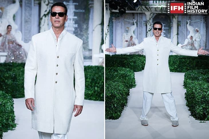 Akshay Kumar Returns To ICW 2025 Runway In Majestic Sherwani By Falguni Shane Peacock