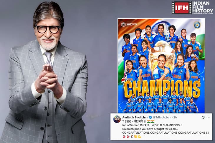 Amitabh Bachchan Hails India Women’s Cricket Team After Historic World Cup Win