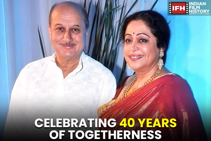 Anupam And Kirron Kher Celebrate 40 Years Of Togetherness