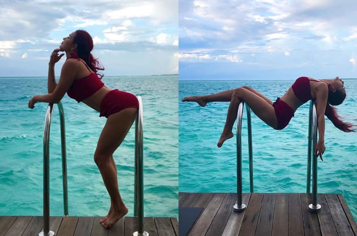 Bigg Boss Ex-Contestant Ashka Goradia Sizzles In A Bikini