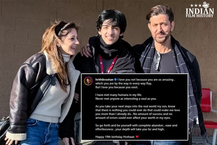 Bollywood Actor Hrithik Roshan Recently Greeted His Son Hrehaan On The Occasion Of His Nineteenth Birthday