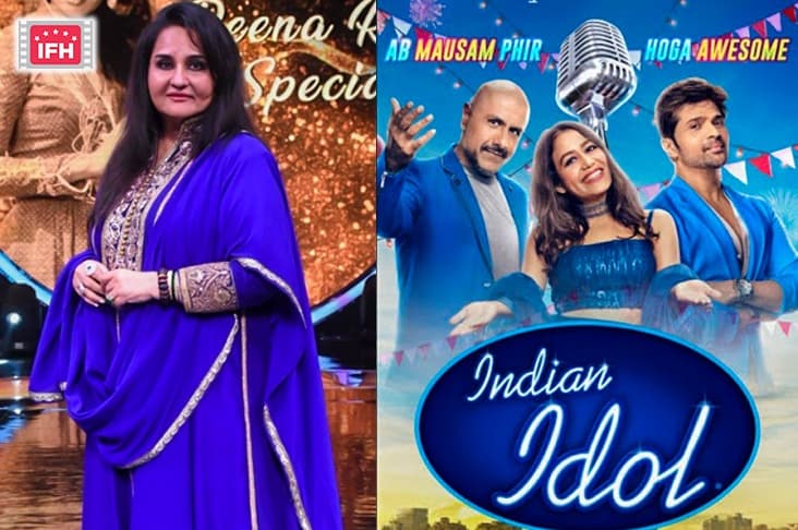 Bollywood Veteran Actress Reena Roy Graces The Set Of Indian Idol 12