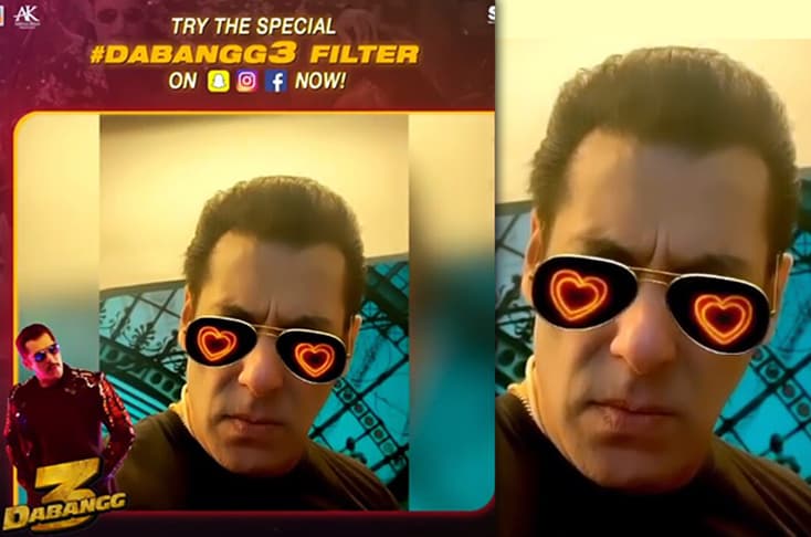 Dabangg 3 filter launched by Salman Khan