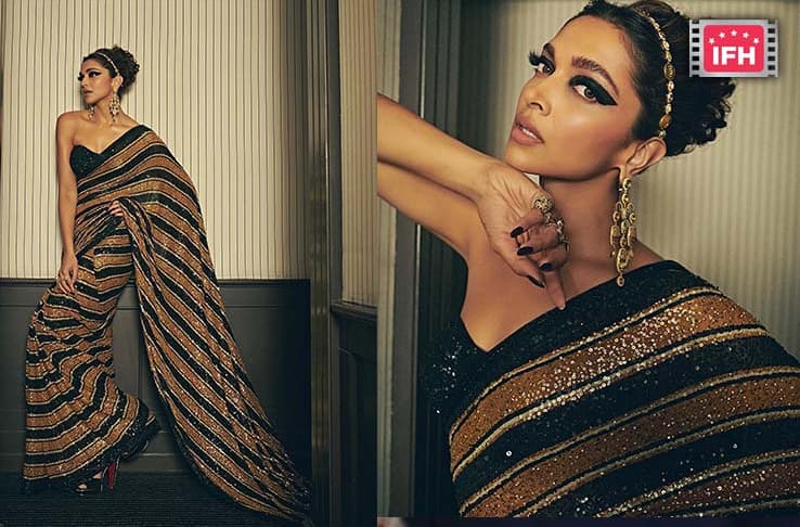 Deepika Padukone Brings Back 70’s Style At The 75th Cannes Film Festival Red Carpet