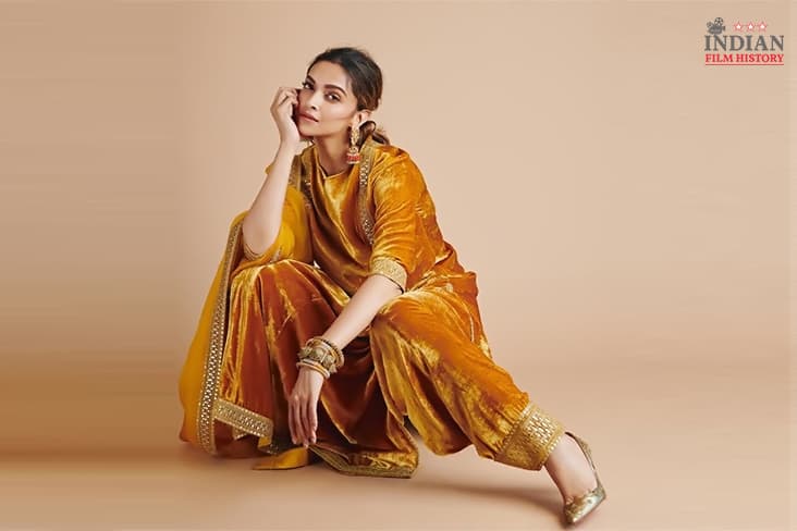 Deepika Padukone Stuns In Her Sabyasachi Velvet Outfit For Holi