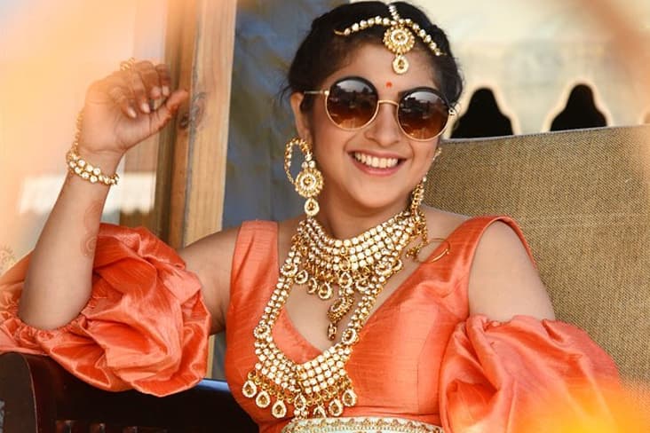 Gayatri Datar Confuses Fans With Her Bridal Attire