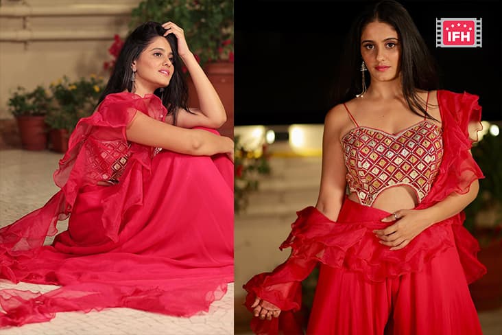 Ghum Hai Kisikey Pyaar Mein, Actress Ayesha Singh Looks Stunning In Red Outfits.