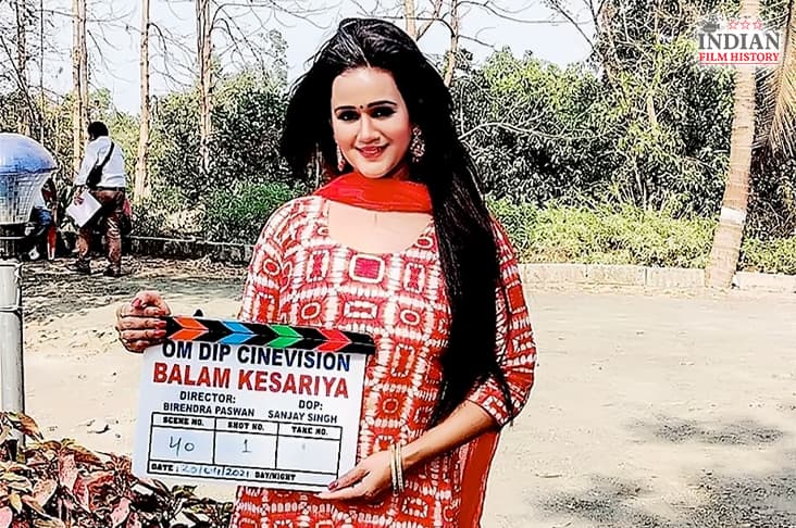 Gunjan Pant Commences Shooting Of Her Next ‘Balam Kesariya’