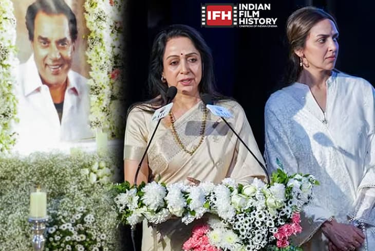 Hema Malini Gets Emotional At Dharmendra’s Prayer Meet