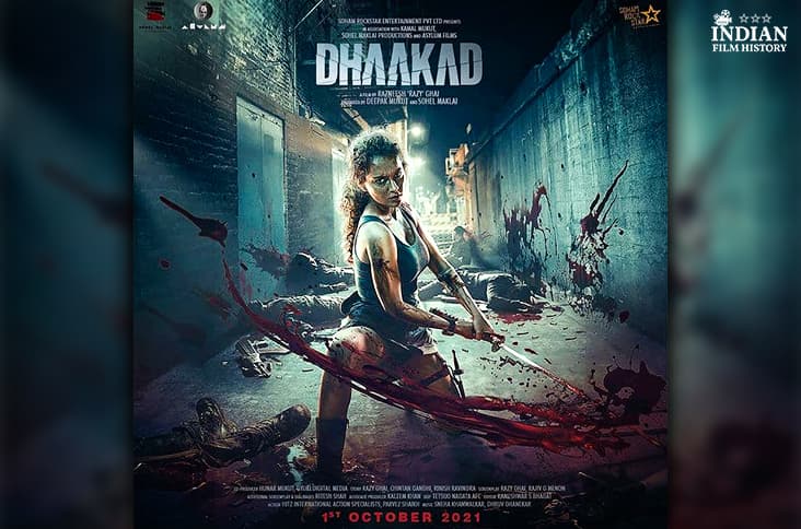 Here is Kangana Ranaut as Agent Agni in the new poster of ‘Dhaakad’