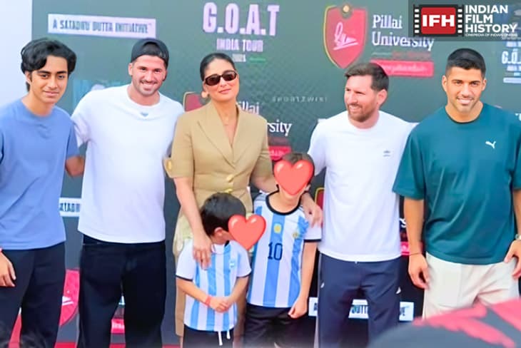 Jeh Ali Khan And Taimur Meet The Football Legend Lionel Messi In Mumbai