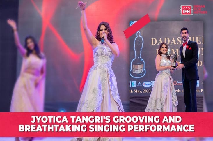 Jyotica Tangris Breathtaking And Grooving Signing Performance At Dadasaheb Phalke Film Foundation Awards 2023