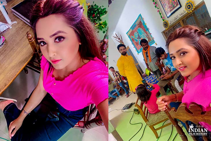 Kajal Raghwani Shares Some BTS Pictures From Her New Film Amanat